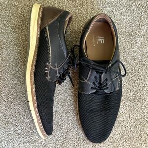 JF J.Ferrar Cinder Black‎ and Brown Lace Up Oxfords Size 10 1/2M